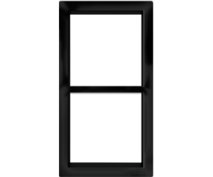 Двухпостовая вертикальная рамка черная матовая CGSS "Практика"