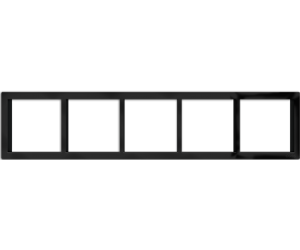 Пятипостовая горизонтальная рамка черная матовая CGSS "Практика"