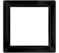 Однопостовая рамка черная матовая CGSS "Практика"
