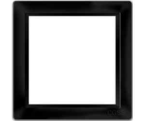 Однопостовая рамка черная матовая CGSS "Практика"