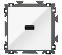 Розетка USB белая CGSS "Практика"