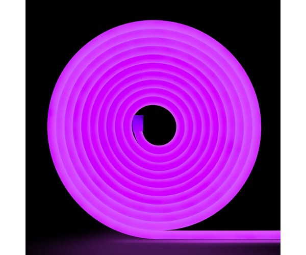 Гибкий неон 12V 6х12 фиолетовый