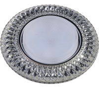 Светильник подсветкой  прозрачный метал + зеркальный прозрачный FT 9153 CHWH 