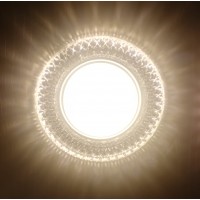 Светильник с подсветкой метал\зеркальный  FT 9150 CHWH
