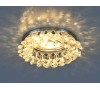 Светильник точечный с хрусталем 206 MR16 CH/CL хром/прозрачный