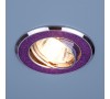 Светильник точечный  611 MR16 MUС малиновый блеск/хром