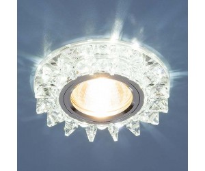 Светильник со светодиодной подсветкой 6037 MR16 SL зеркальный/серебро