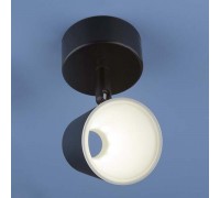 Настенно-потолочный светодиодный светильник DLR025 5W 4200K черный матовый