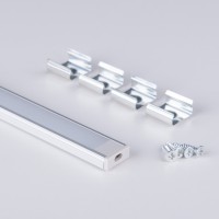 Накладной алюминиевый профиль для светодиодной ленты LL-2-ALP006