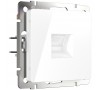 Телефонная розетка RJ-11 (белая) WL01-RJ-11