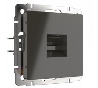 Розетка Ethernet RJ-45 (серо-коричневый)