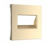 Накладка для двойной розетки Еthernet RJ-45 (шампань)