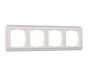 Рамка на 4 поста (перламутровый)