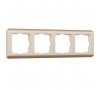 Рамка на 4 поста (шампань)
